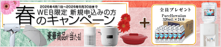 春のキャンペーン!!　2026年4月1日～2026年6月30日